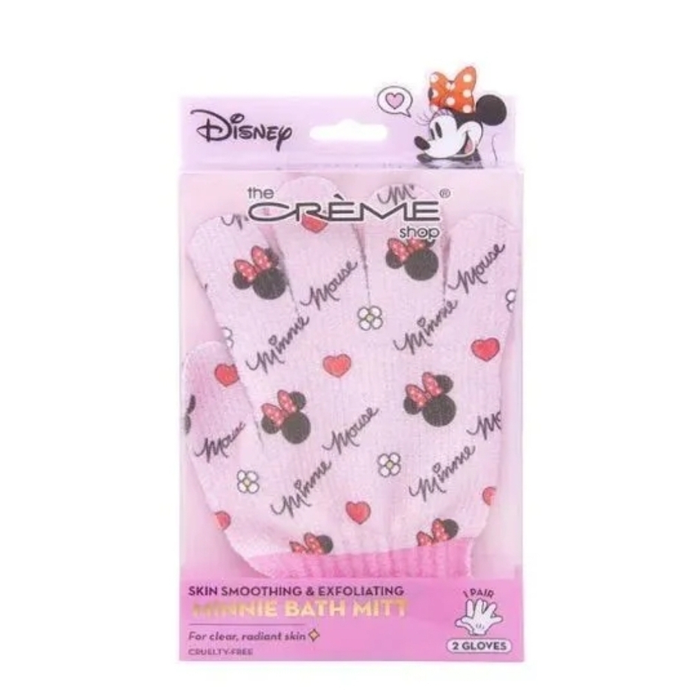 Disney Minnie Mouse Pink Exfoliating Mittens